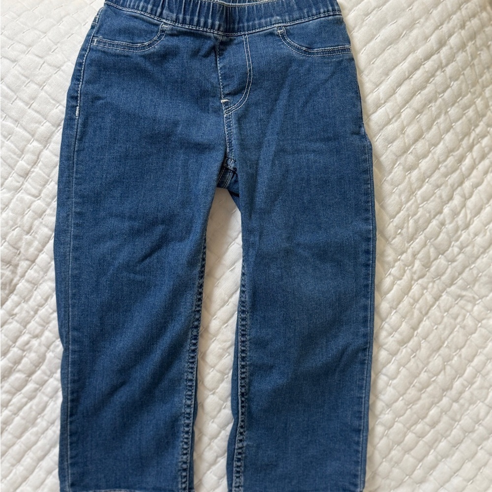 H&M Kids 3T Light Blue Super Stretch Wide Leg Jeans